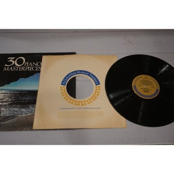 30 Piano Masterpieces Vinyl LP Classical Music Collection Preowned - Picture 3 of 4
